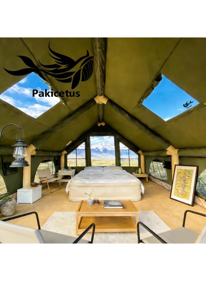 Pakicetus Super Large12㎡ Easy Set Inflatable Camping Tent, Four Seasons Universal, Safe Haven - Image 2